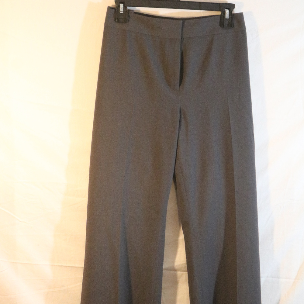 Nine West Grey Slacks Wide Leg 16